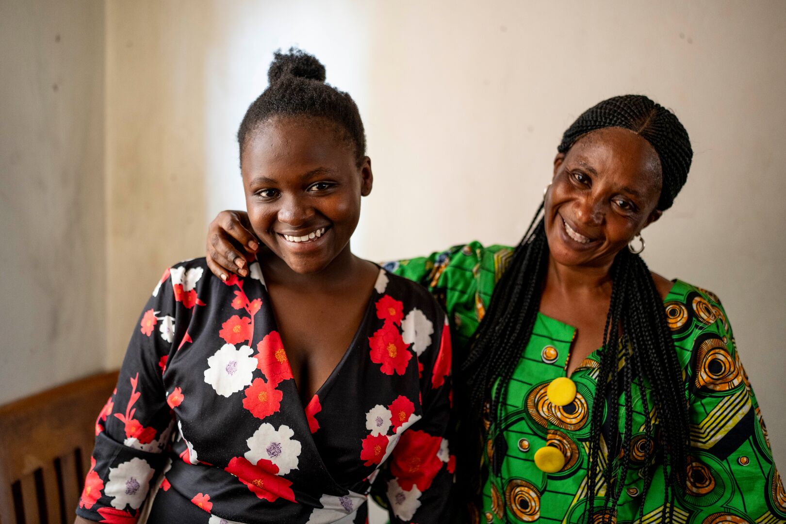 Congolese refugee Gloria*, 14, lives with a foster family in Kampala.